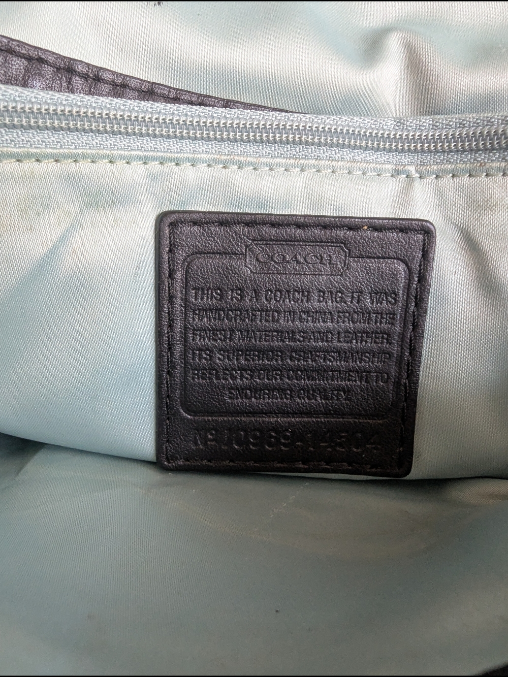 VINTAGE Coach Peyton Signature Flap Shoulder - Picture 11 of 14